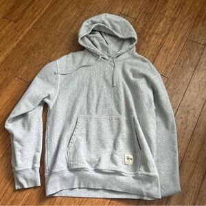 Stussy Contrast Stitch Gray Hoodie